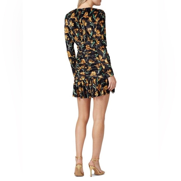 DELFI COLLECTIVE Velvet Floral Mini Dress - Picture 7 of 9